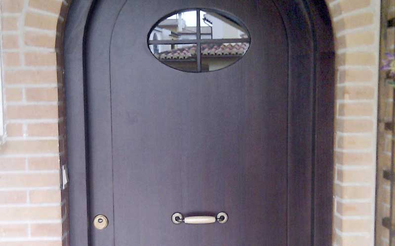 Puerta exterior blindada lisa